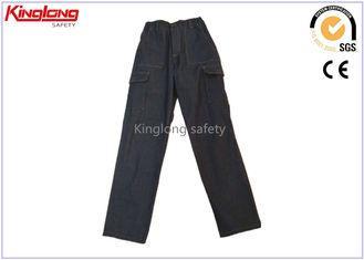 Black / Navy Cargo Jeans / Denim Work Trousers With Nylon Z