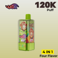 UOR 120000 4 Distinct Flavors Screen Display Vape