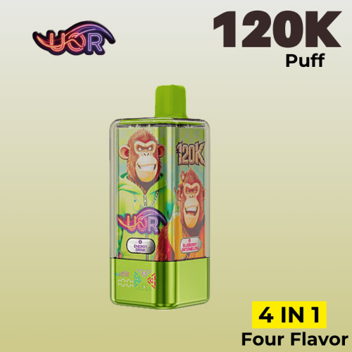 UOR 120000 4 Distinct Flavors Screen Display Vape