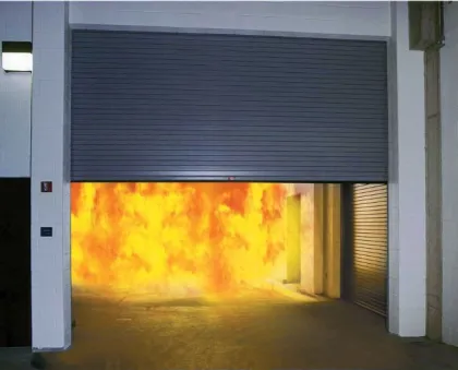 Steel fireproof roller shutter door