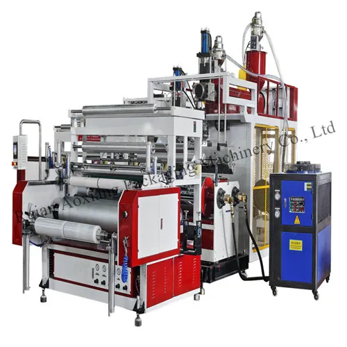 Automatic Single Layer Stretch Film Cast Machine with Automatic Loader
