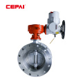 CF8M Electric Three-Eccentric Butterfly Valve