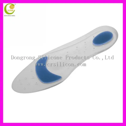 Gel Silicone Tpu Material Shock Absorbing Silicone Gel Insoles For Shoes