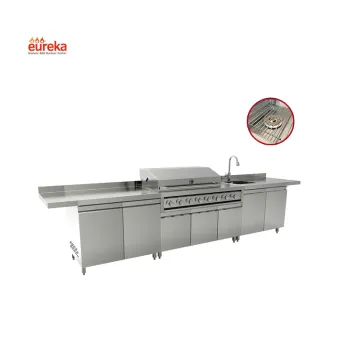 High Quality Modular Commercial Bbq Grill Kit Barbeque Grill Outdoor Island Kitchen