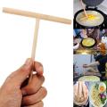 1PCS Kitchenware Pancakes Fruit Rake Round Pancakes Fruit Tool T-shaped Eggcake Scraper Kitchen Accessories
