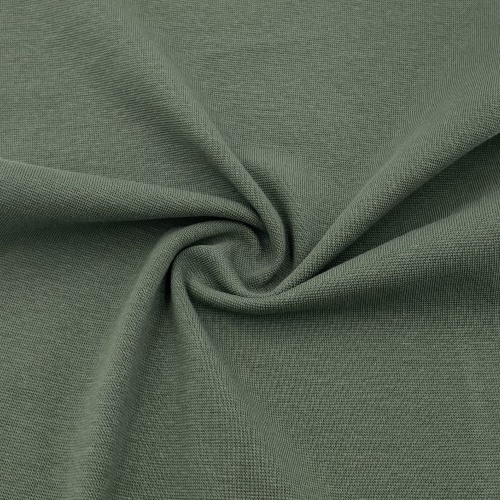 Poliéster de algodão de algodão esticado de pano verde escuro