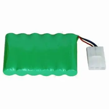 Rechargeable NiMH Battery Pack, AA, 1,500mAh Capacity, 7.2V Voltage