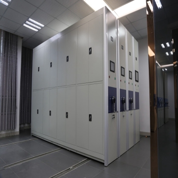 Double-column Smart Electronic Mobile shelving System
