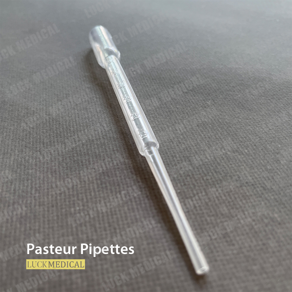 Одноразовое использование лабораторий Pasteur Pipettes