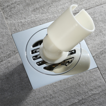 HIDEEP Bathroom accessories pure brass chrome floor drain