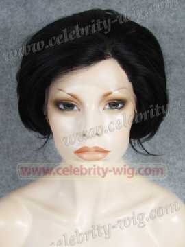 Black Wavy Chic Short Synthetic Lace Front Wig