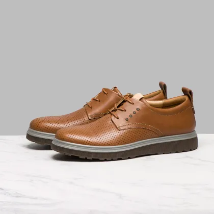 Perforated Business Casual men shoes