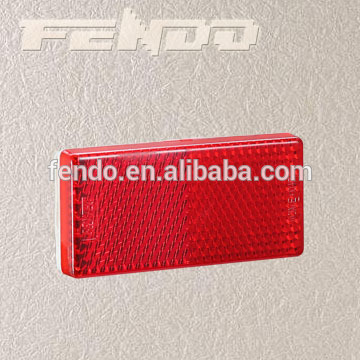 E4 Red Rectangle Truck Trailer Safety Reflectors