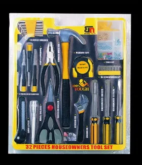 tools factory blister package home owner yool set