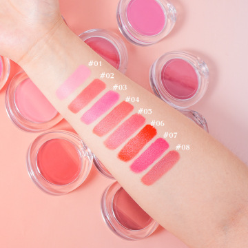 High Pigment Soft Texture Mousse Water Drop Jelly Blush Palette - Private Label