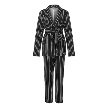 Bespoke business striped woman suits