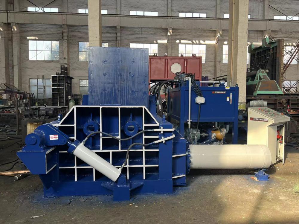 Hydraulic Automatic Push-out Metal Baler for Scrap Aluminum