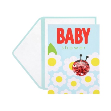 Funny 3D Shake New Baby Shower Greeting Cards