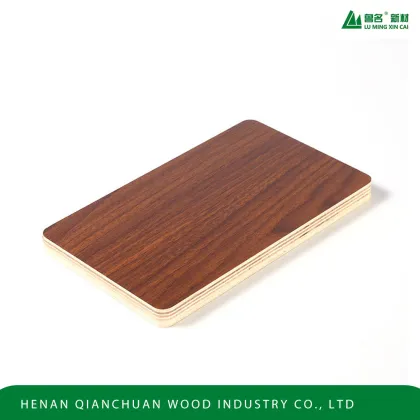 Red Walnut Grain Melamine Faced Plywood