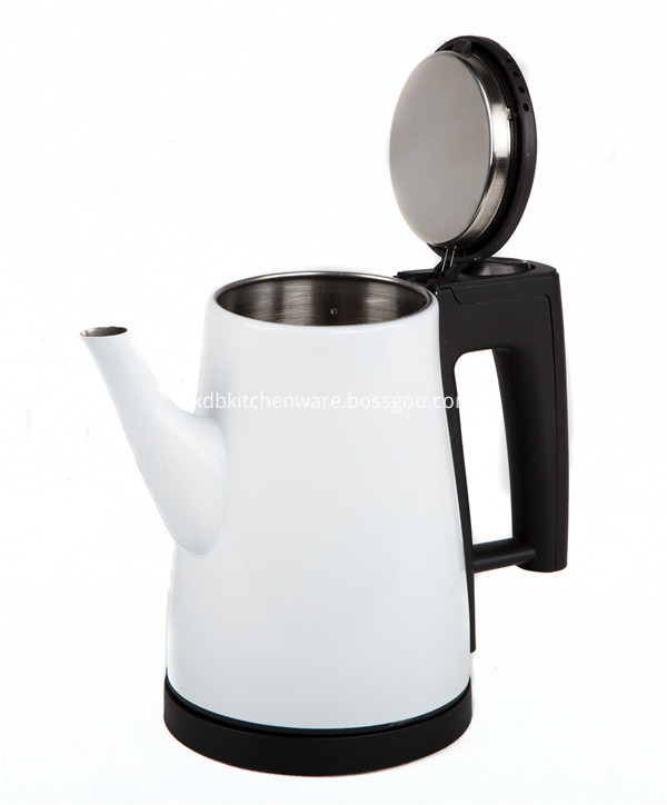 mini 0.8L electric white teapot kettle