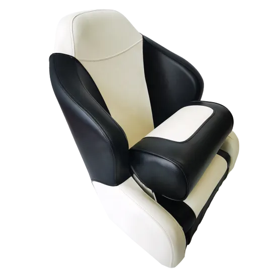 iTOPWELL Universal Adjustable Flip-Up Boat Yacht Seat