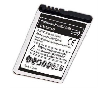 High Capacity Replacement Cell Phone 1500mah 3.7v Batteries For Motorola Xt822