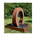 Corten Steel Water Rain Curtain Fountain