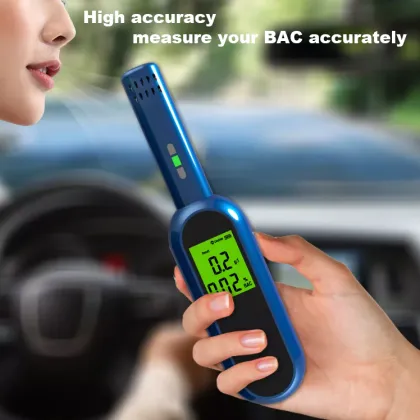 High Precision Alcohol Breath Tester - Air Blowing Alcohol Detector
