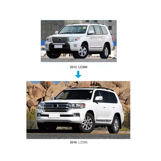 Car Bumper Kit for Land Cruiser LC200 (2012-2016) - Front & Rear with Grille, Headlights, Taillights