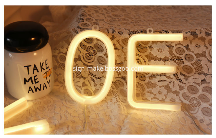Neon Sign Letters