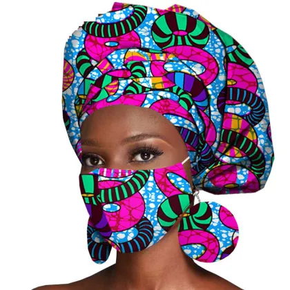 Hot Sale Rasta Nigeria Hijab Hat Shawl Maxi Headscarf