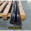 Black Condutive Peek Rod Antiestatic