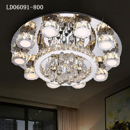 Light fixtures Luxury K9 Crystal Staircase chandelier