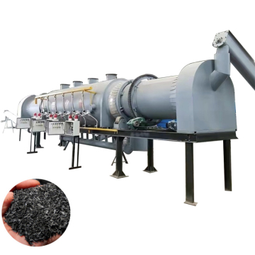 Biochar Making Machine: Wood Carbonization Pyrolysis Furnace for Smokeless Carbon Production Line