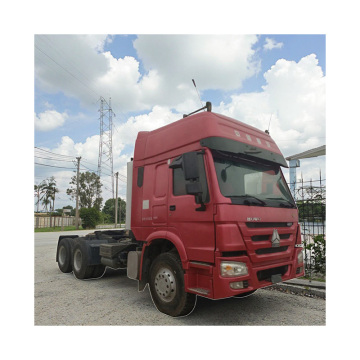 Used HOWO 6x4 10 Wheeler Tractor Truck with Second Hand Trailer Head