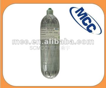 Scuba diving tank of oxygen