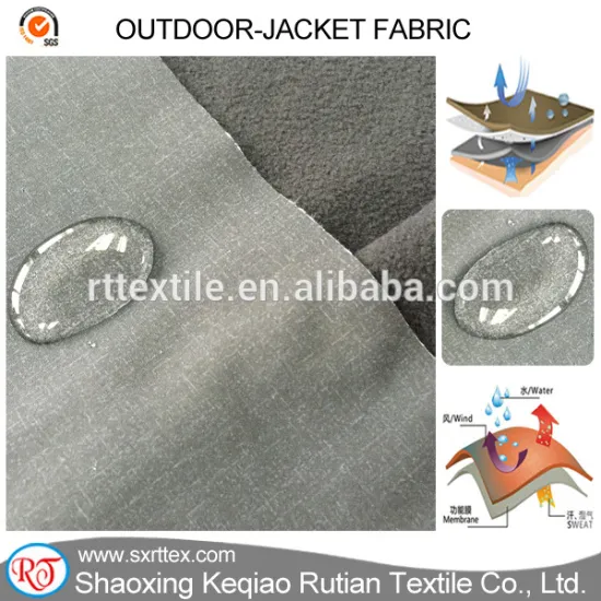 Skiing outdoor sports 3 layers softshell fabric