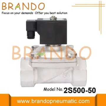 2 Inches Electric Solenoid Water Valve Stainless Steel