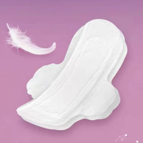 Almohadillas sanitarias menstruales con alas dobles