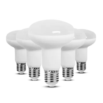 R63 LED Bulb E27 Lamp Aluminum LED Umbrella Bulb AC 85-265V CFL Energy Saving