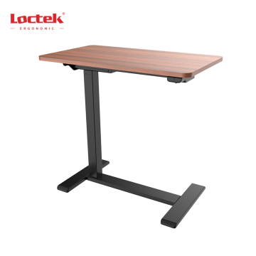 LOCTEK ET026: Mesa de laptop de altura móvil moderna ajustable con ruedas ocultas