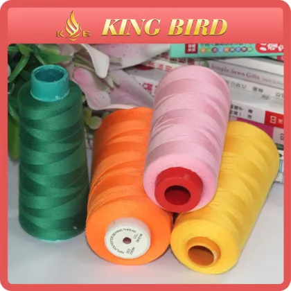 Dyed Pattern Industrial Coats Sewing Thread Silicone Oil