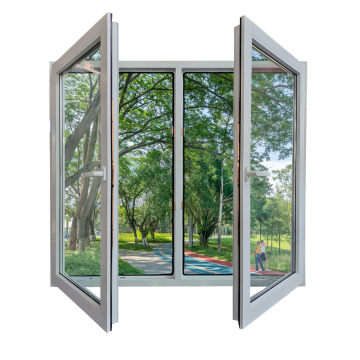 Factory Direct Clear Glass French Custom UPVC Casement Window