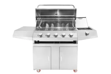 portable grill with stand