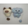 Bolígrafo complementario de peluche con diseño de animales suaves