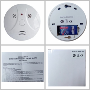 OEM дешевая кулинария светодиодная пожарная сигнализация датчик домашней безопасности установить детектор дыма