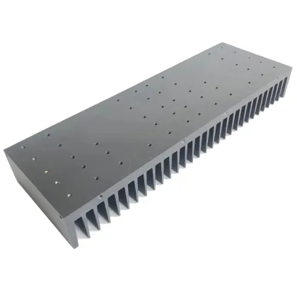 Aluminum heatsink cooling radiator block for LED