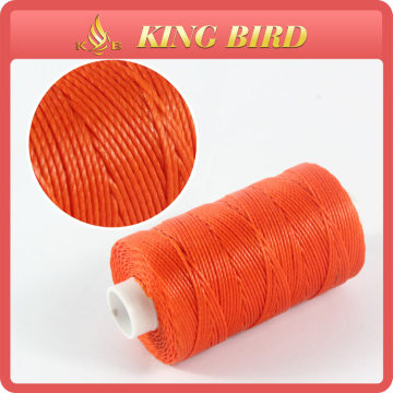 industrial high tenacity spun polyester waxed thread