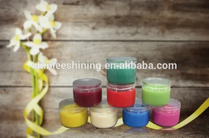 glass cup candle & home decoration