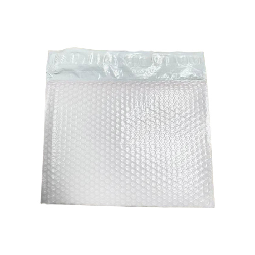 Thickened white pearlescent bubble wrap envelope
